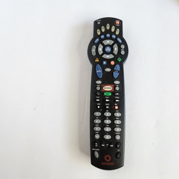 Rogers On Demand TV Remote Control universal Remote 1055BC2 (11055BC2) tested - Picture 1 of 3